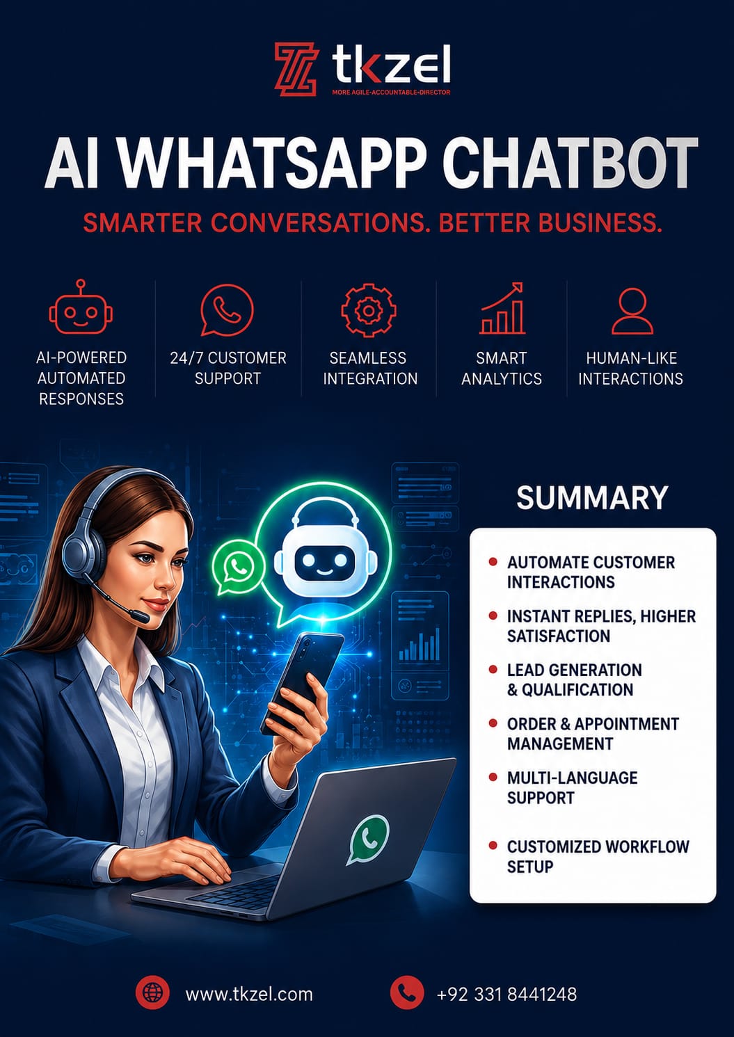 TKZEL AI WhatsApp Chatbot